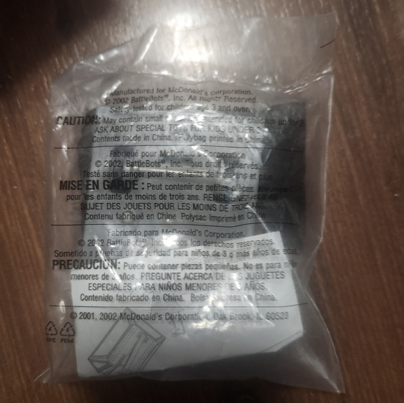 2/$20 Battle Bots Pullback Action Toy 2002 Made for McDonald's Happy Meal Toy #8 - Picture 3 of 4